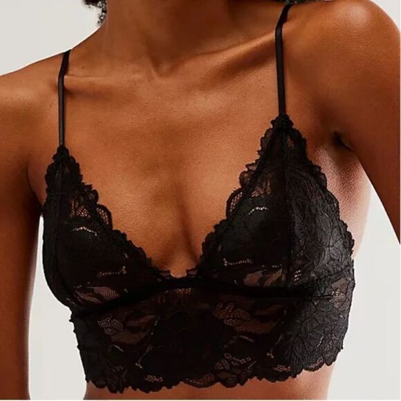 NWT 2 Pack Intimately Free People Lace Longline Bralette Medium